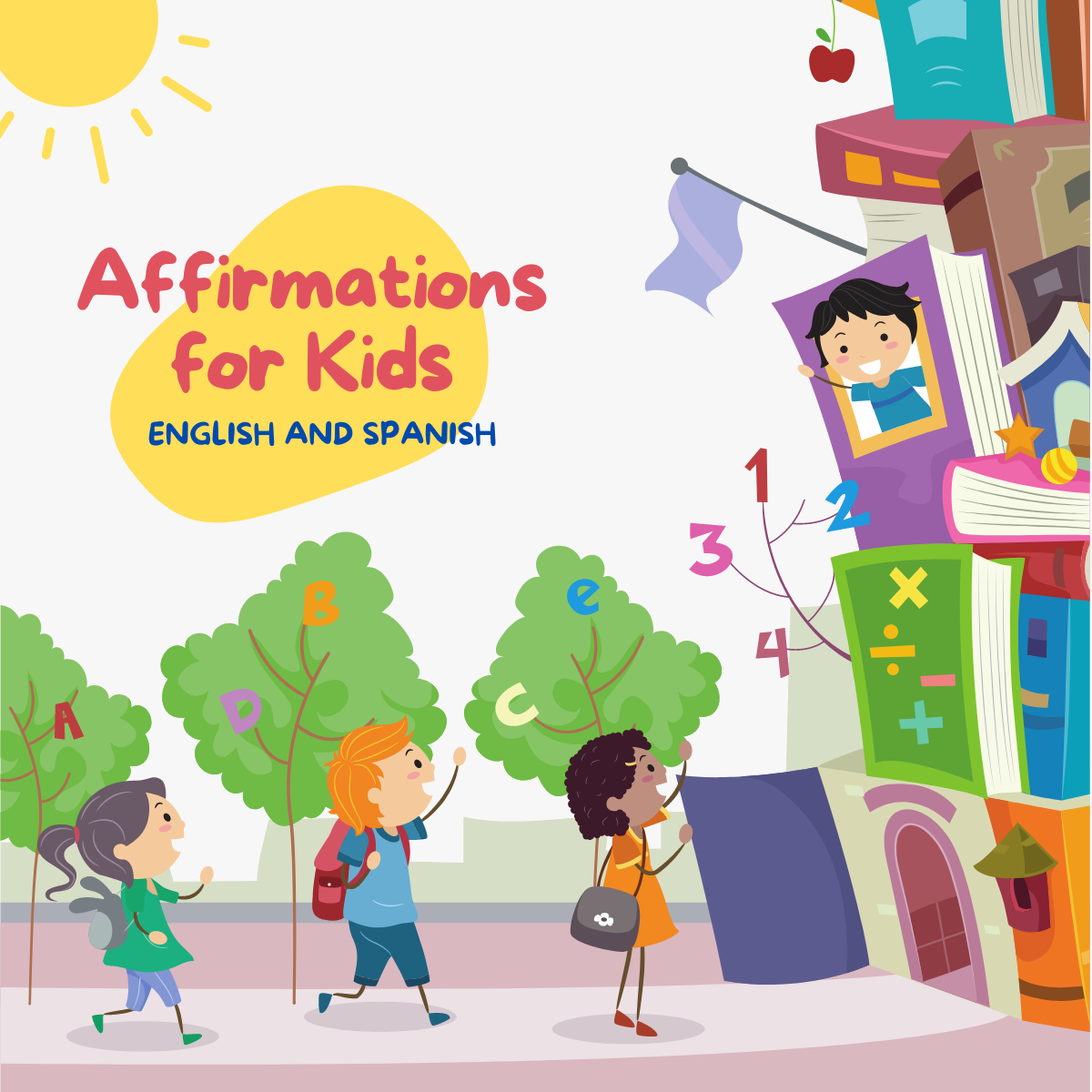 Affirmation Cards for Kids in English and Spanish