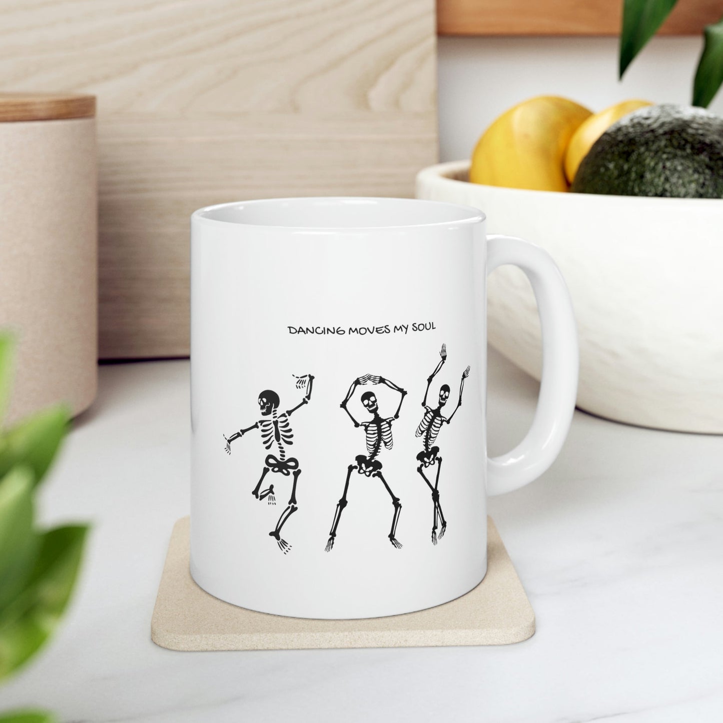 Skeletons Dancing Mug