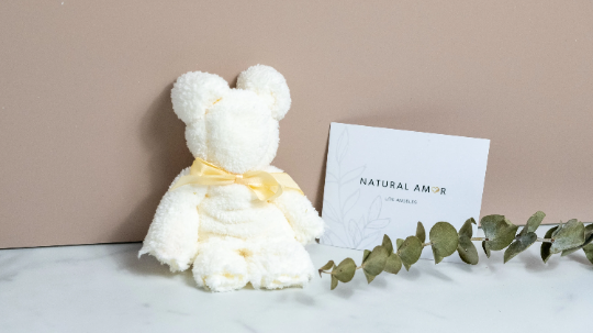 Small White Bear Towel