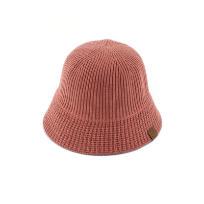 CC Beanie Ribbed Knit Adjustable Bucket Hat by Truly Contagious