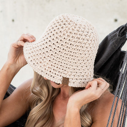 CC Crochet Knit Hat | Foldable