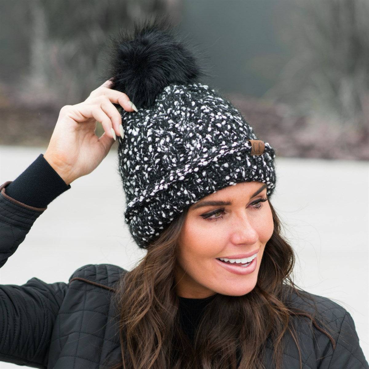 CC Speck Lined Beanie