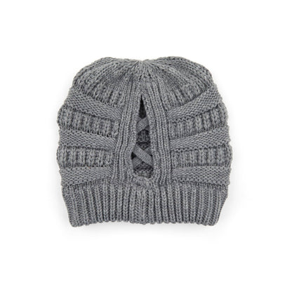 CC Criss-Cross Pony Beanie