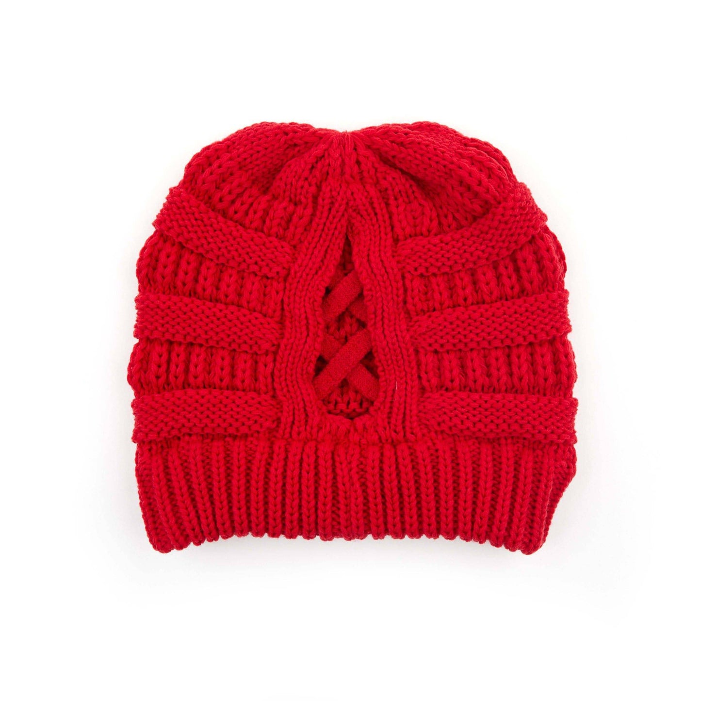 CC Criss-Cross Pony Beanie