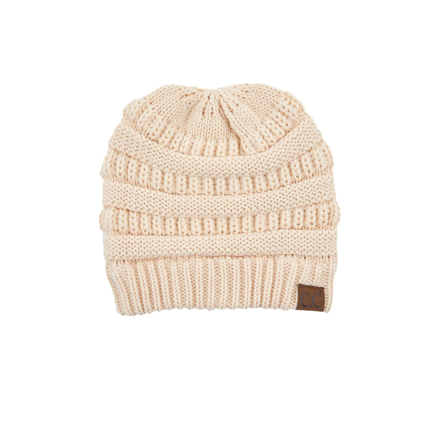 CC Criss-Cross Pony Beanie