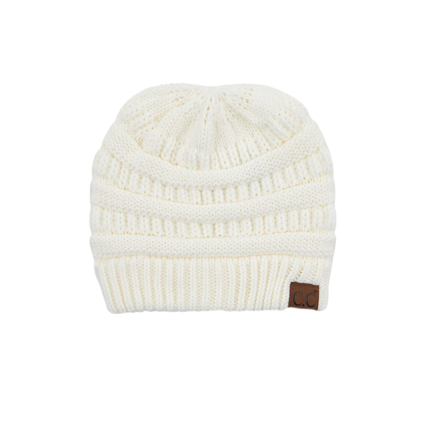 CC Criss-Cross Pony Beanie