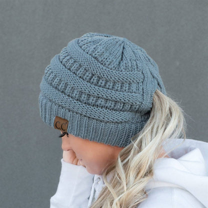 CC Criss-Cross Pony Beanie