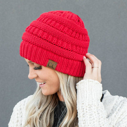 CC Criss-Cross Pony Beanie