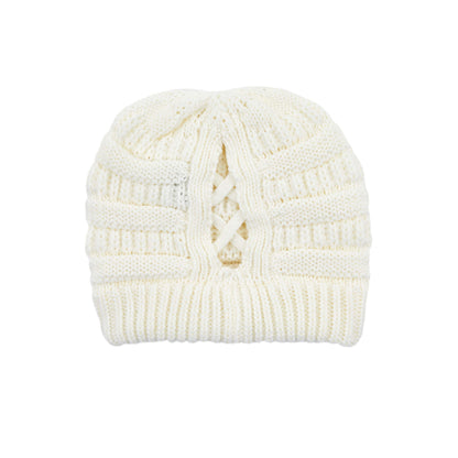 CC Criss-Cross Pony Beanie