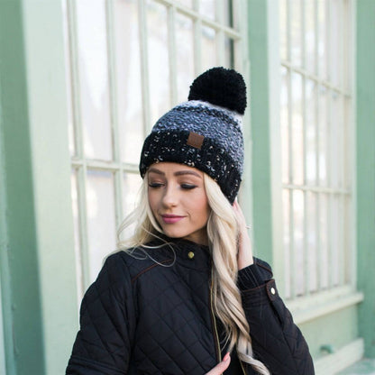 CC Yarn Pom Detailed Beanie