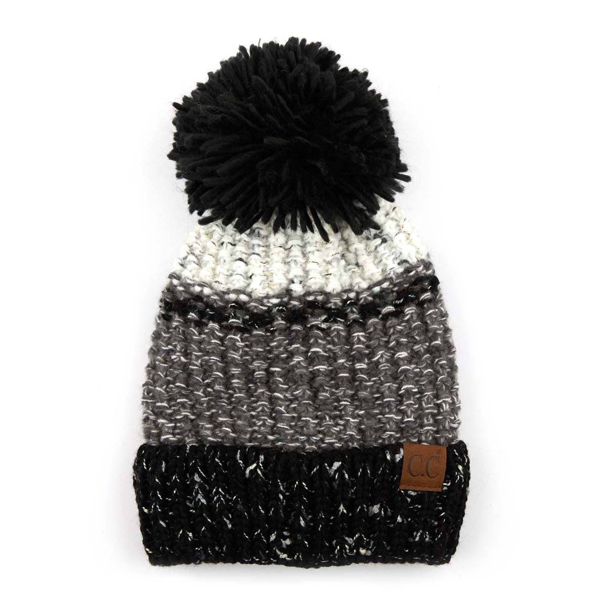 CC Yarn Pom Detailed Beanie