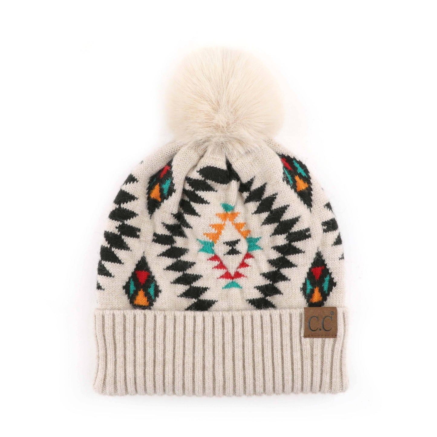 CC South Western Print Beanies Hats