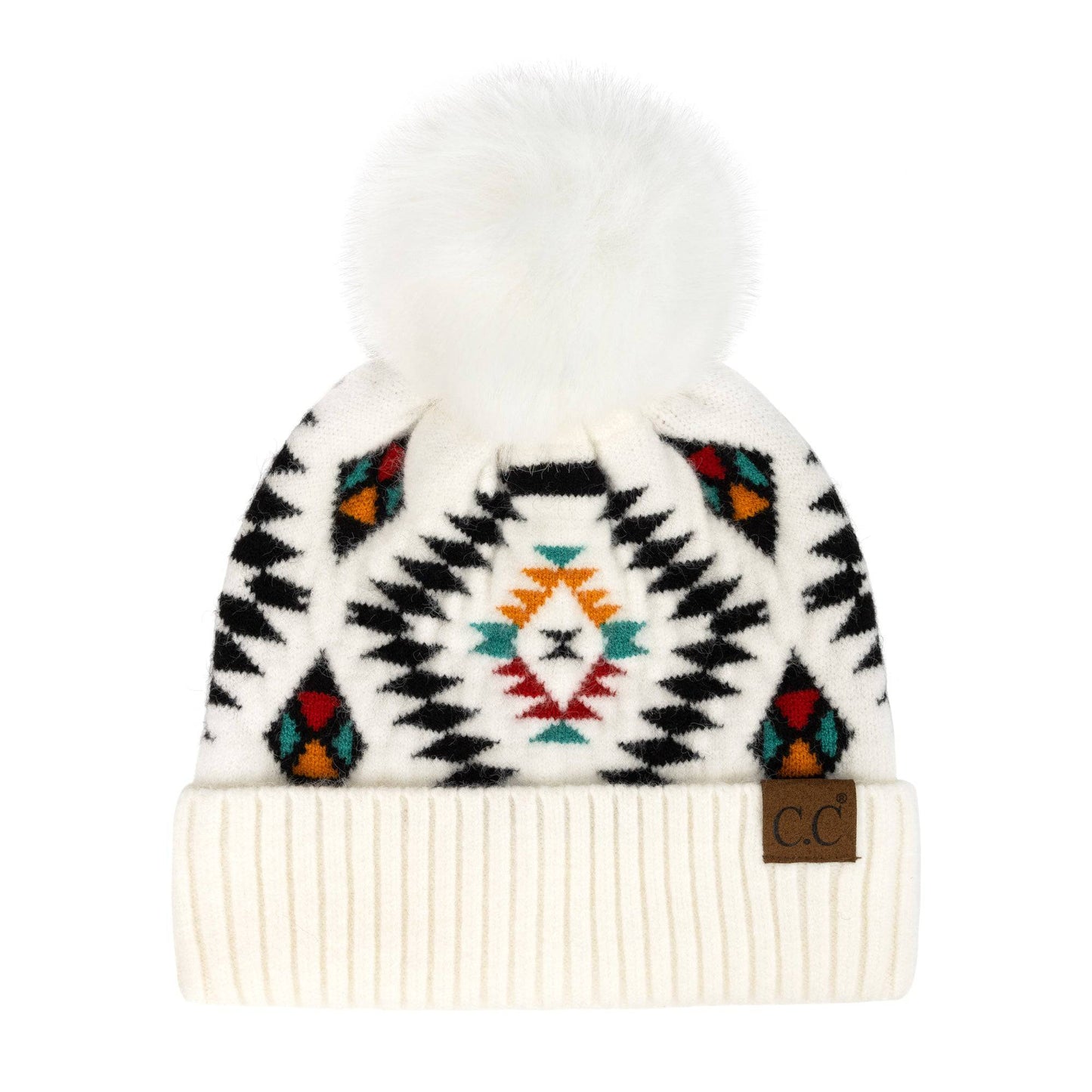 CC South Western Print Beanies Hats