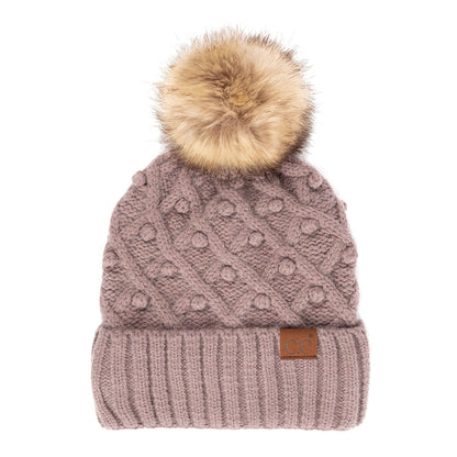 CC Crafted Pom Kids Youth to Adult Beanies Hats