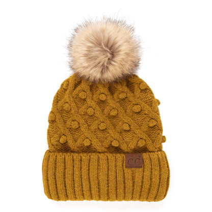 CC Crafted Pom Kids Youth to Adult Beanies Hats