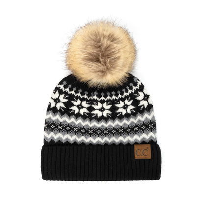 CC Nordic Fair Isle Beanie