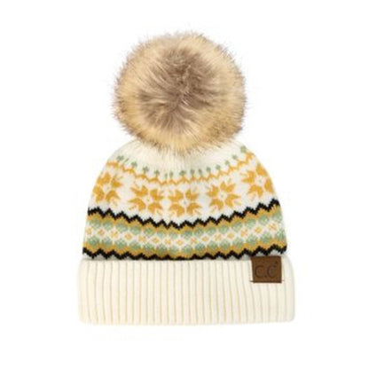 CC Nordic Fair Isle Beanie