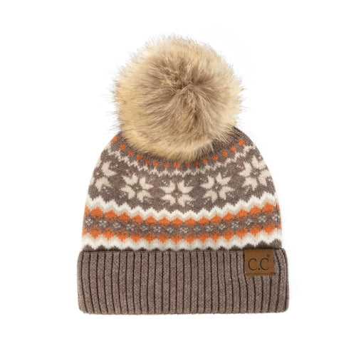 CC Nordic Fair Isle Beanie