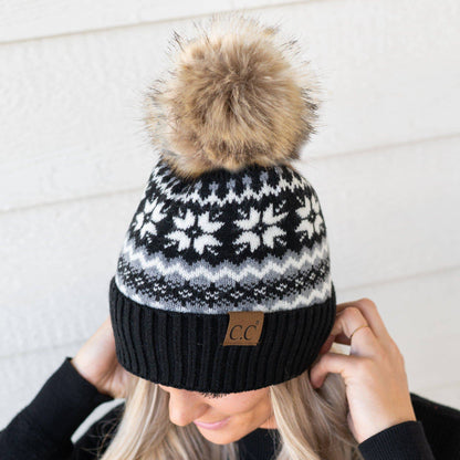 CC Nordic Fair Isle Beanie