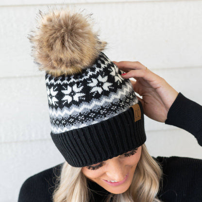 CC Nordic Fair Isle Beanie