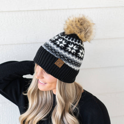 CC Nordic Fair Isle Beanie