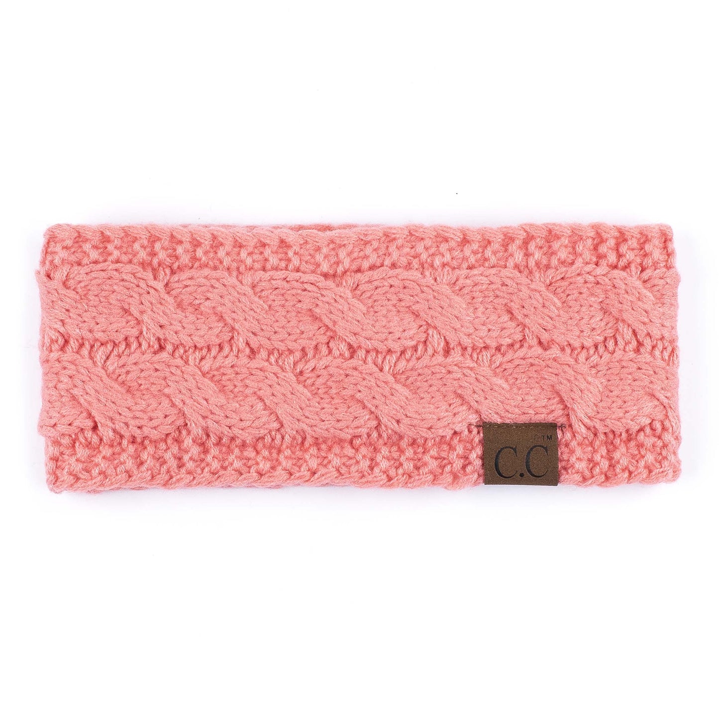 CC Brand Cable-Knit Lined Head Wrap for Women Hair Accessories