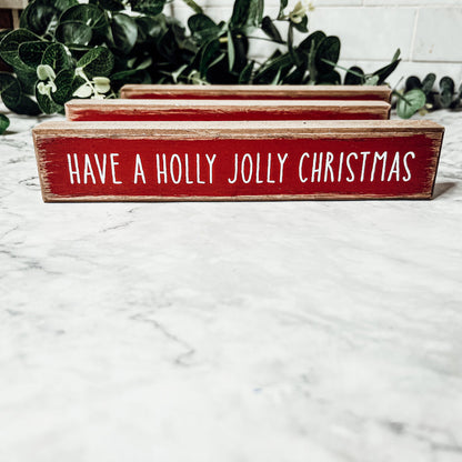 Holly Jolly Sitter Sign