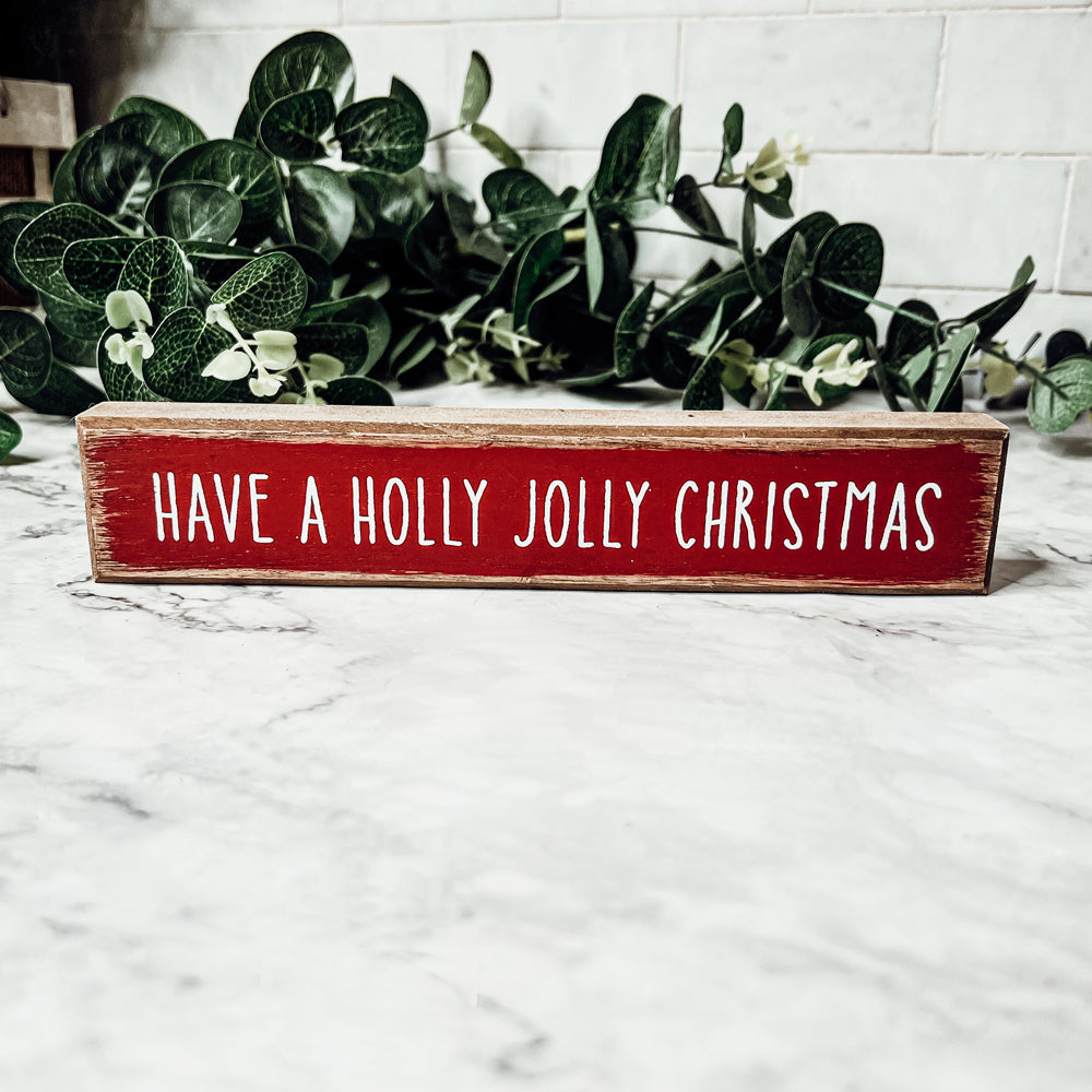 Holly Jolly Sitter Sign