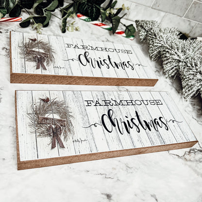 Farmhouse Christmas Sign