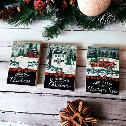 Vintage Christmas Blocks