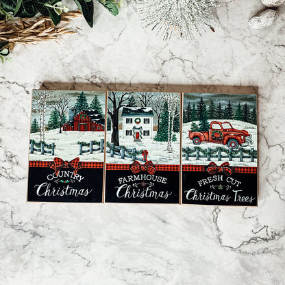 Vintage Christmas Blocks