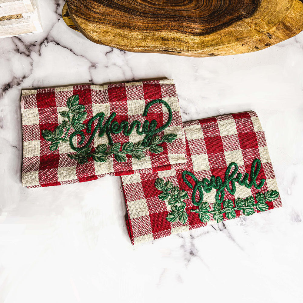 Holiday Charcuterie & Tartan Towel Set