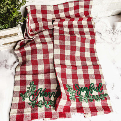 Holiday Charcuterie & Tartan Towel Set