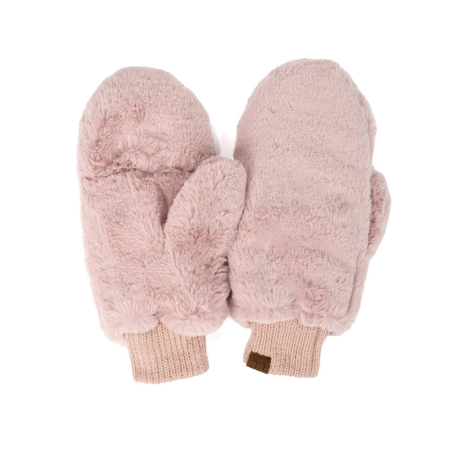 CC Faux Fur Touchscreen Accessible Mittens