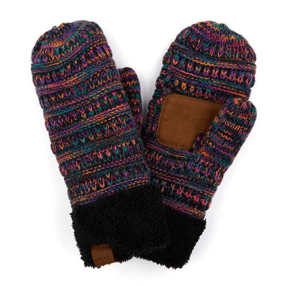 CC Crafted Multi Color Mittens - 2 Sizes