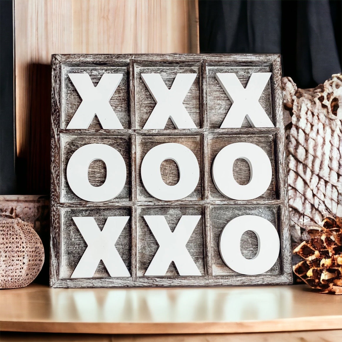 Rustic Tic Tac Toe