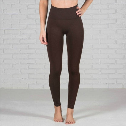 Tummy Control Fleece Lined Leggings Two Sizes Curvy Added