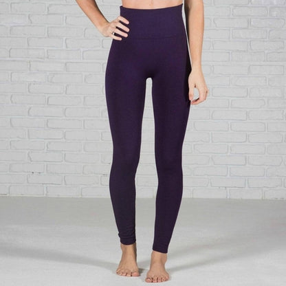 Tummy Control Fleece Lined Leggings Two Sizes Curvy Added