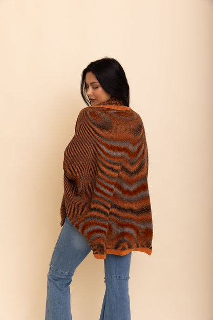 Over The Shoulder Knitted Shawl