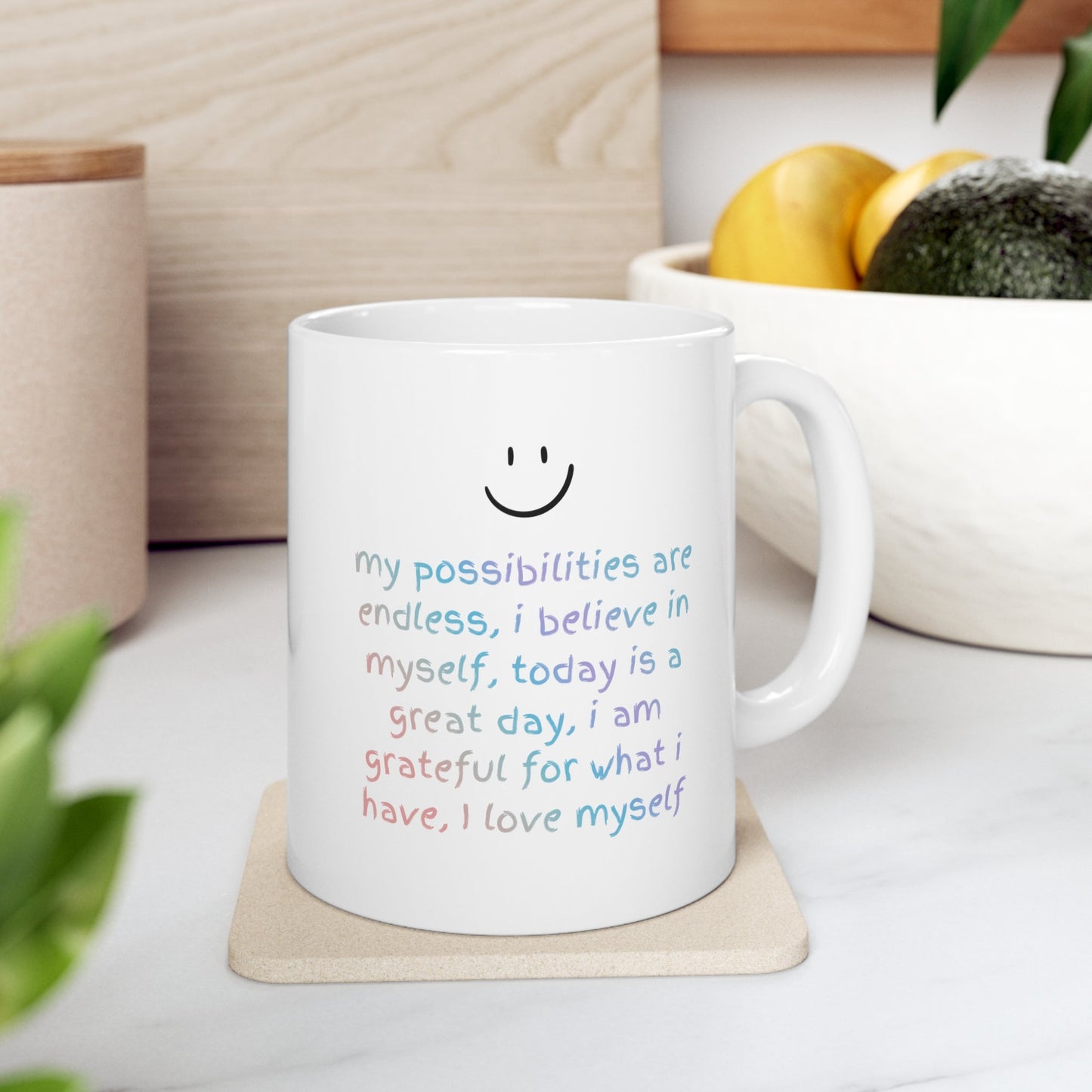 Positive Affirmations Reminder Mug