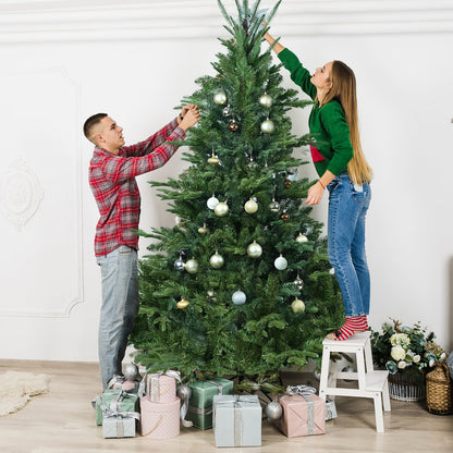 9FT Christmas Tree Simulate Nature Advanced Materials Premium Hinged