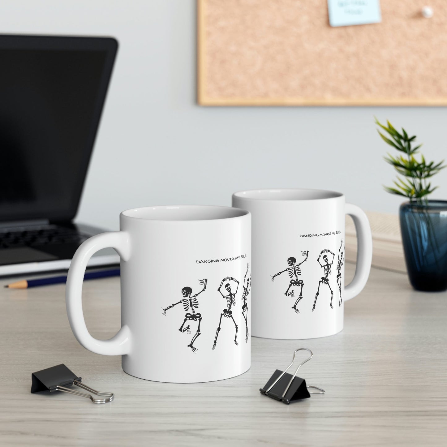 Skeletons Dancing Mug