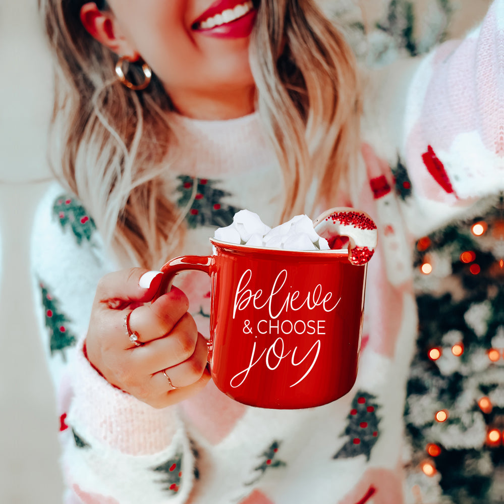 Believe & Joy Mug