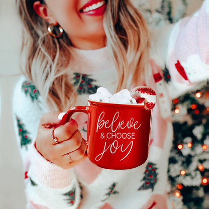 Believe & Joy Mug