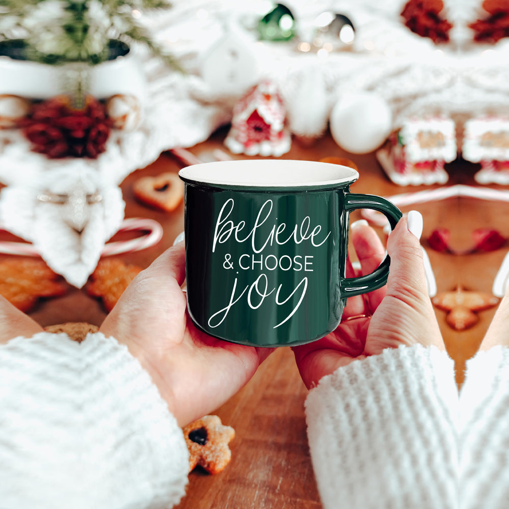 Believe & Joy Mug