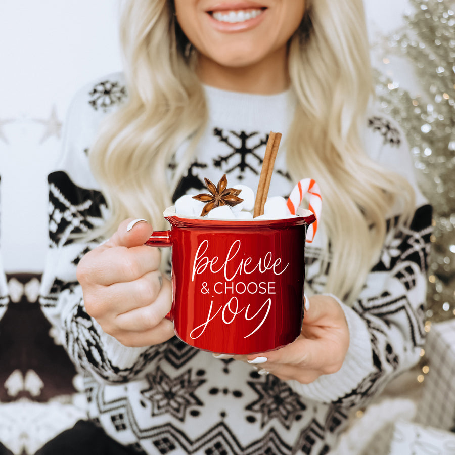 Believe & Joy Mug