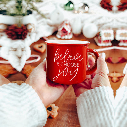 Believe & Joy Mug