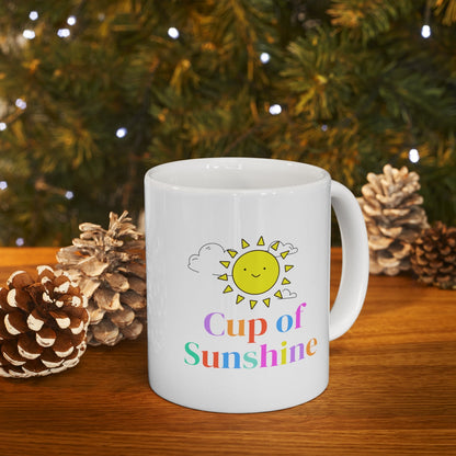 Cup of Sunshine Positive Quote Mug