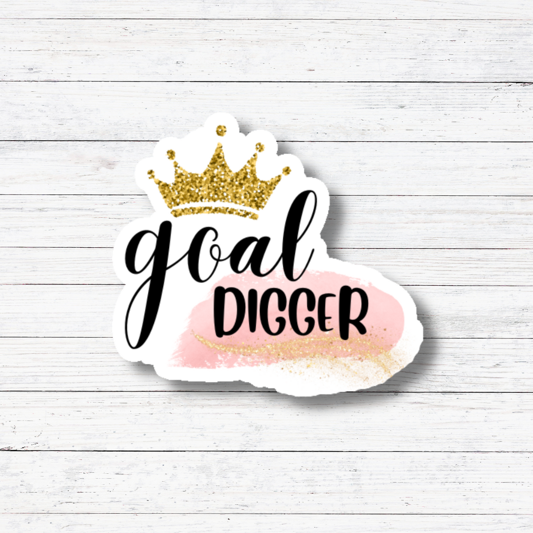 Goal Digger-Girl Boss Sticker/Magnet