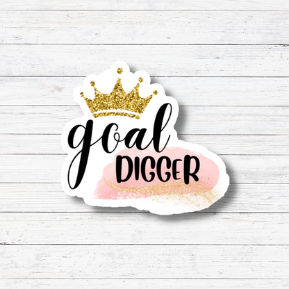 Goal Digger-Girl Boss Sticker/Magnet